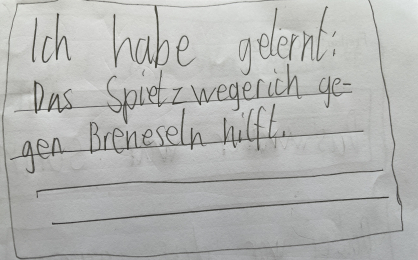 Natur pur, Kinder Feedbacks