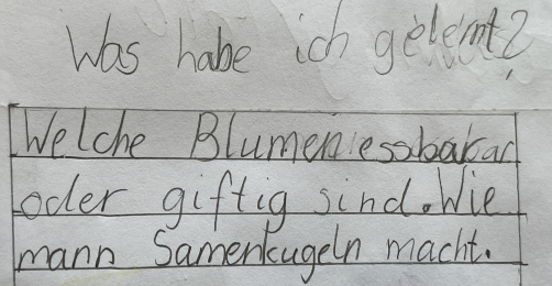 Natur pur, Kinder Feedbacks